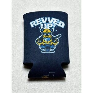 Indiana Pacers Revved Up NBA Basketball Blue Logo Beer Soda Koozie Coozie Koozy